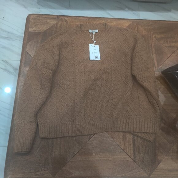 VINCE. Pullover Jumper Size L Merino Wool Blendnew$546.00